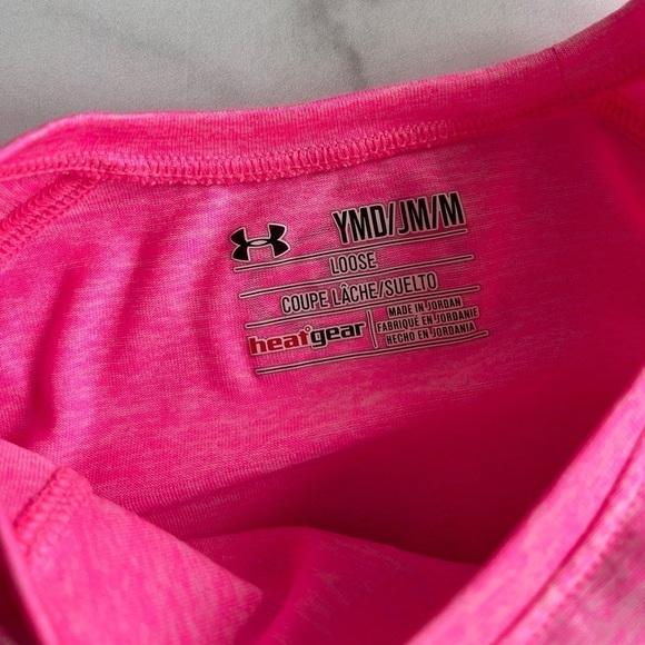 Under armour Big Logo Short Sleeve Loose Shirt M - Picture 3 of 8